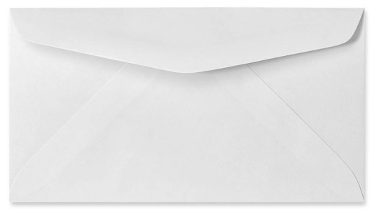 SupremeX 0800440 White Envelopes #8 (24lb) - 3 5/8" x 6.5"